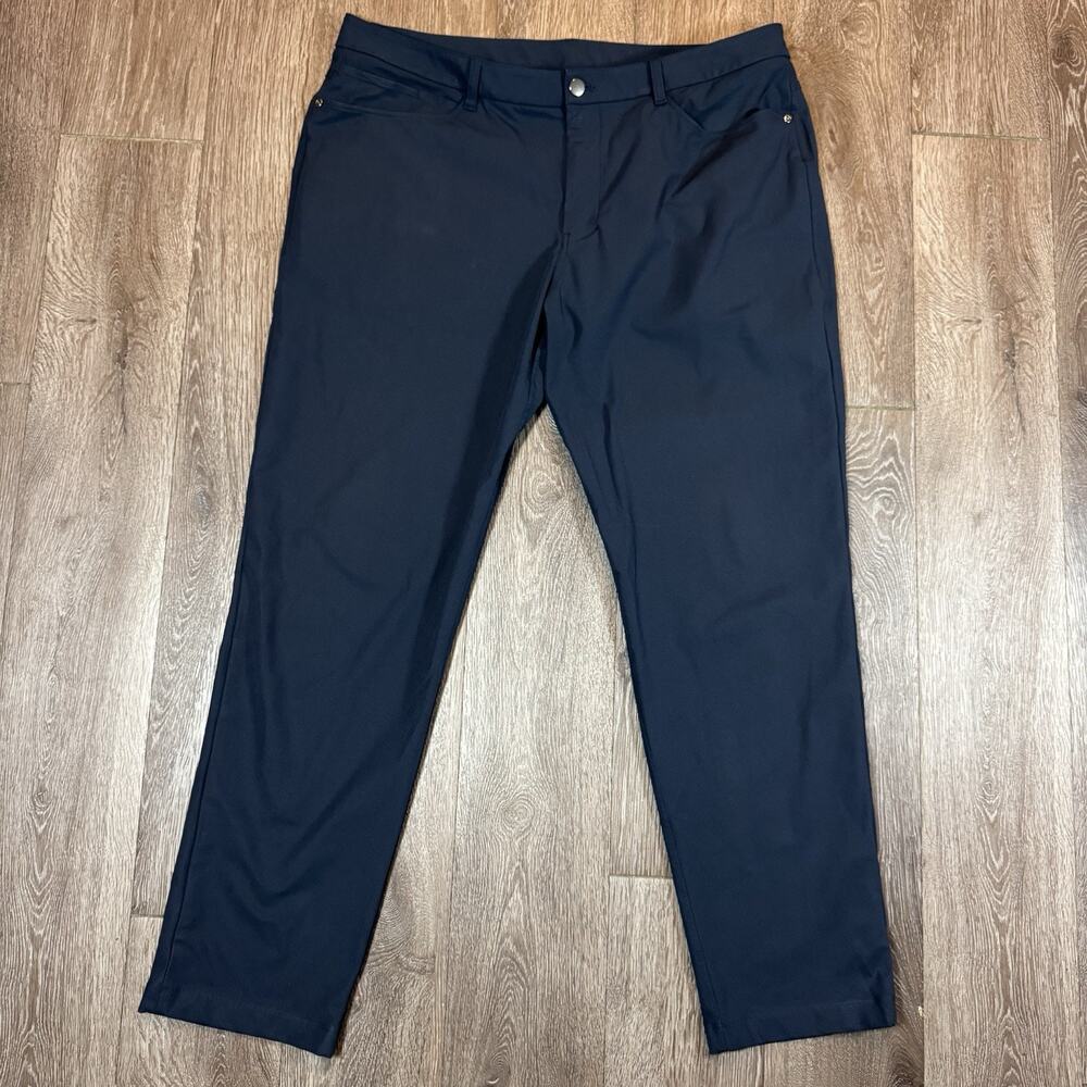 Lululemon Men's ABC Classic Fit 5 Pocket Pants Size 38 X 29 Warpstreme Blue
